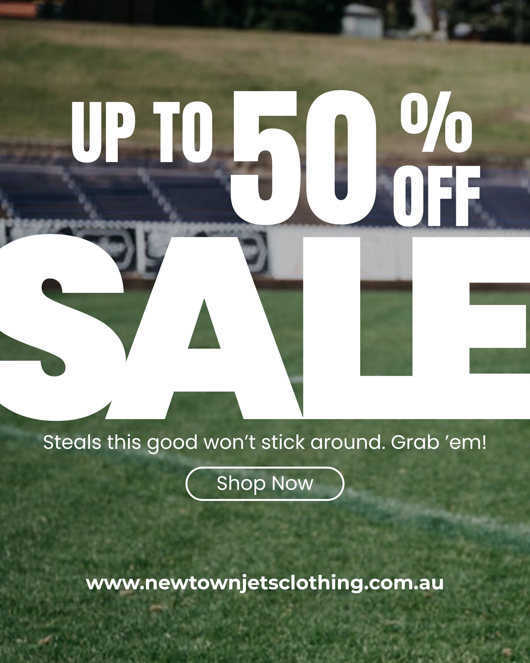 Newtown Jets Clothing SALE - up to 50% off